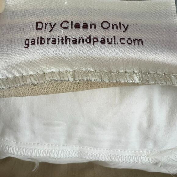 Galbraith and Paul Pillow Hand Block 30X13 Multi stripe Mist/Citron Velvet Down - Picture 10 of 12